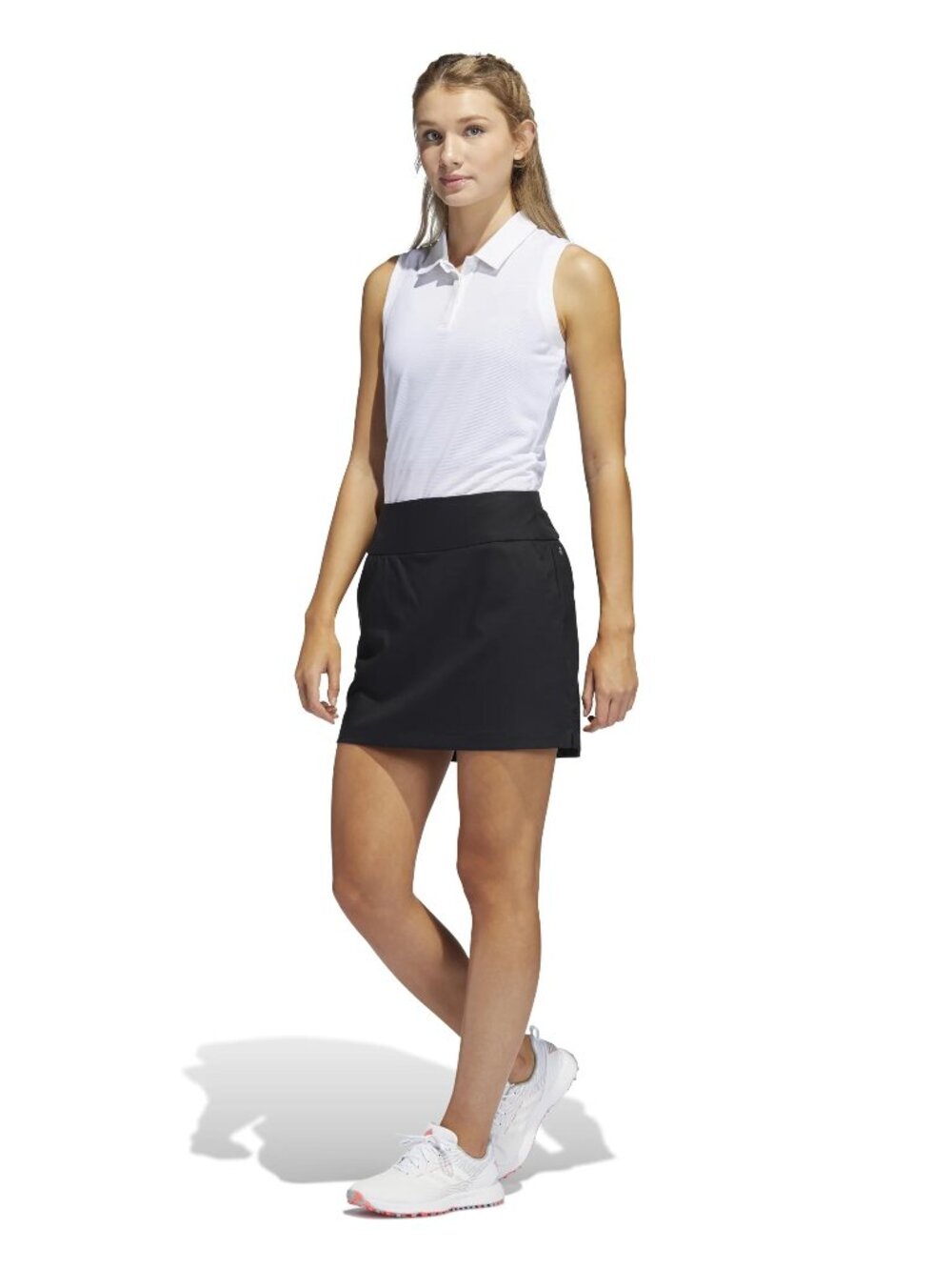 Adidas Women's Black Ultimate Waistband A-Line Mini Golf Skort Size M